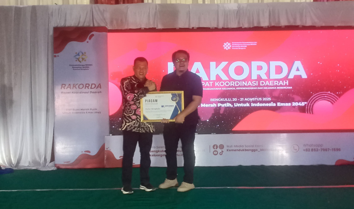 Top! rbtv.disway.id Sabet Penghargaan Program Bangga Kencana dari BKKBN 