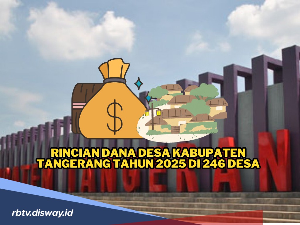 Rincian Dana Desa Kabupaten Tangerang Tahun 2025 di 246 Desa dengan Total Alokasi Dana Rp 361.703.378.000