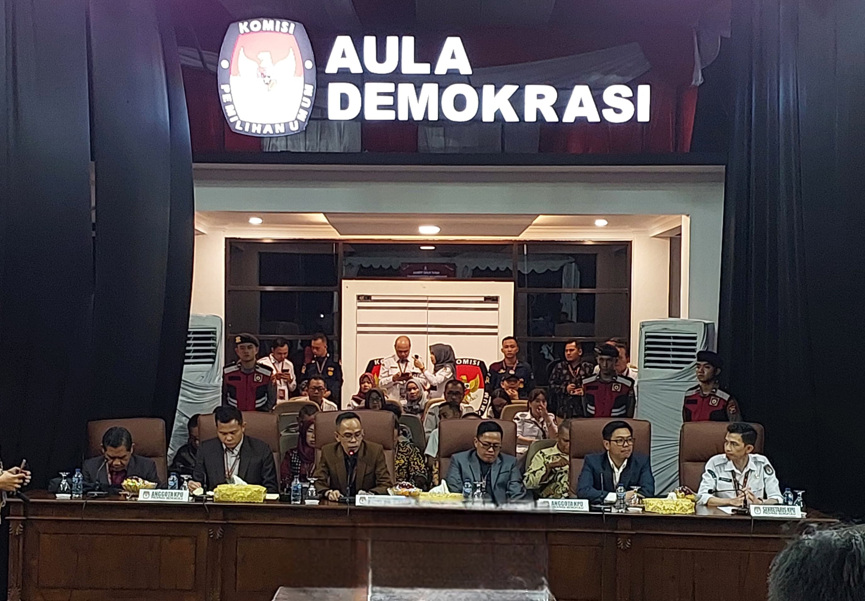 KPU Provinsi Bengkulu Terima Laporan Awal Dana Kampanye  Pilgub 2024, Maksimal Dana Kampanye Rp29,9 M