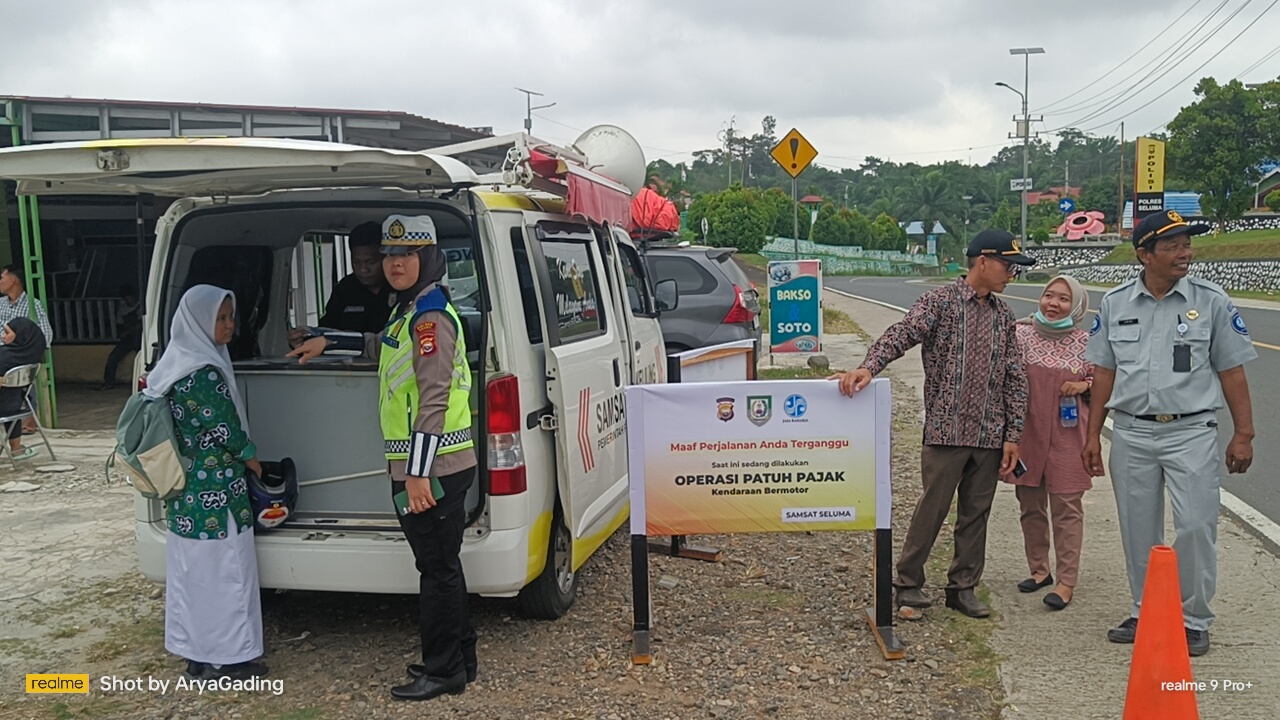 Satlantas Polres Seluma Gelar Operasi Patuh Pajak, Puluhan Ranmor Terjaring Razia