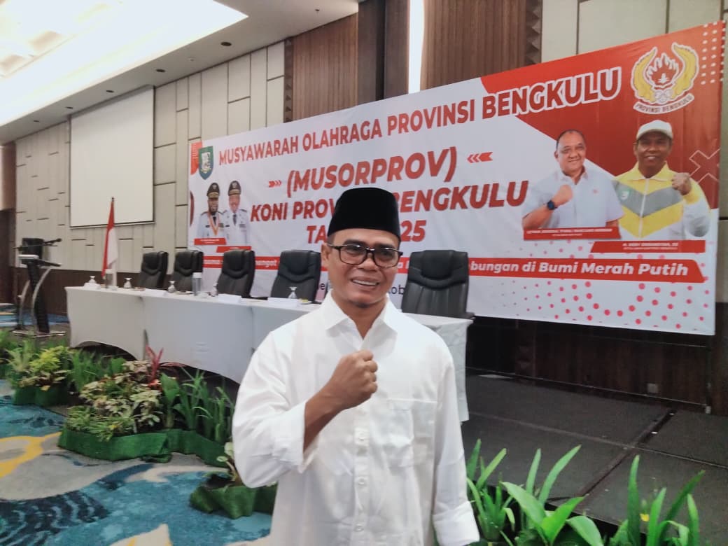 Terpilih Aklamasi, Teuku Zulkarnain Nahkodai KONI Provinsi Bengkulu