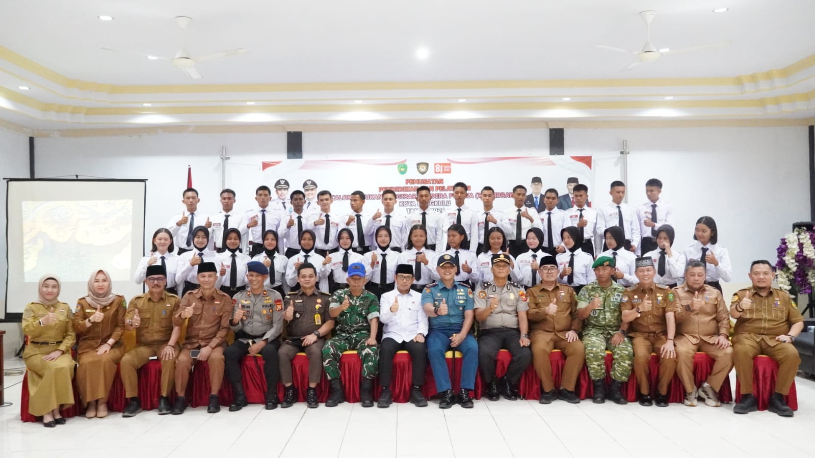 Pesan Wali Kota Bengkulu Saat Buka Diklat Paskibraka 2026 
