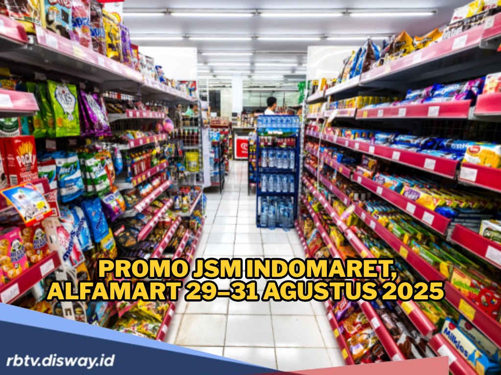 Belanja Hemat Akhir Bulan, Cek Promo JSM Indomaret dan Alfamart 29–31 Agustus 2025 