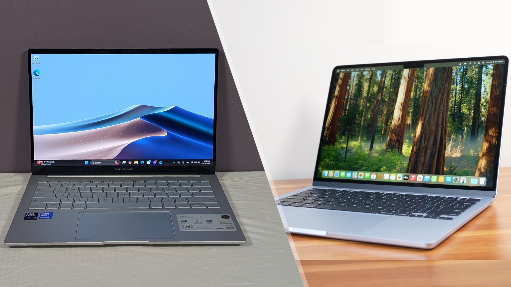 MacBook Air M4 Vs ASUS Zenbook A14, Duel Laptop Apple dan ASUS, Siapa yang Menang?