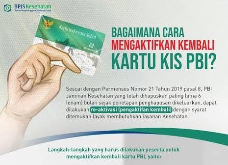 Cara Mengaktifkan Kartu KIS dari Pemerintah yang Sudah Non Aktif Karena Tidak Digunakan