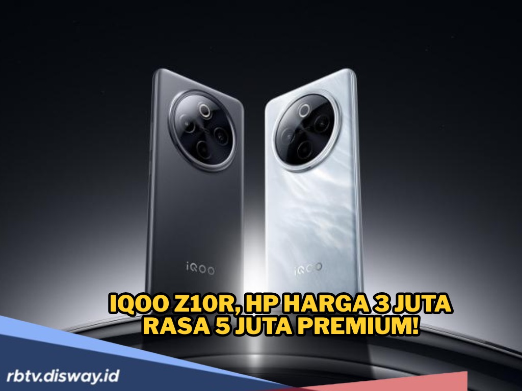 iQOO Z10R, Si Penantang di Kelas Menengah Harga Rp 3 Jutaan tapi Rasa Premium Rp 5 Juta! Ini Spesifikasinya