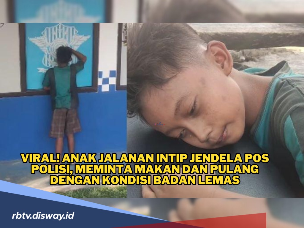 Kasihan, Bocah Jalanan Ketok-ketok Jendela Pos Polisi, Minta Makan dan Pulang ke Rumah