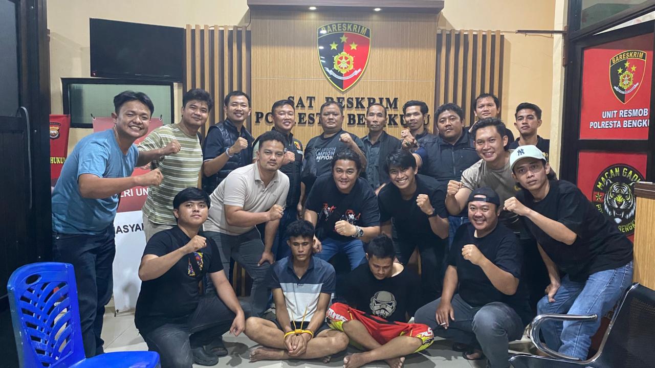 2 Saudara Kembar DPO Polsek Ulu Musi Ditangkap Resmob Macan Gading dan Macan Ratu Bengkulu
