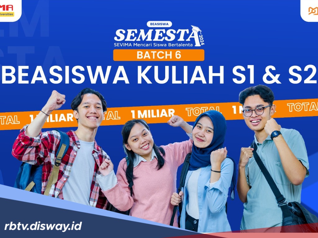 Ayo Daftar, SEVIMA Buka Beasiswa Kuliah S1-S2 Gratis, Ada Gaji Bulanan