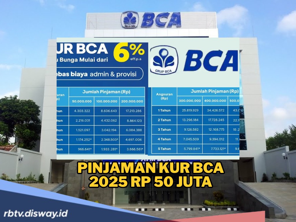 Pinjaman KUR BCA 2025 Rp 50 Juta yang Paling Diburu UMKM, Cek Update Angsuran November Terbaru