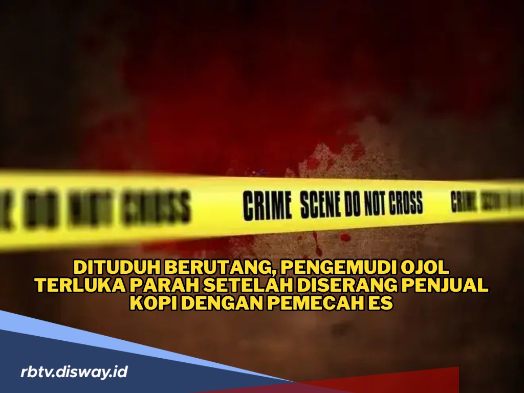 Pengemudi Ojol Diserang Penjual Kopi Pakai Pemecah Es, Ini Pemicunya