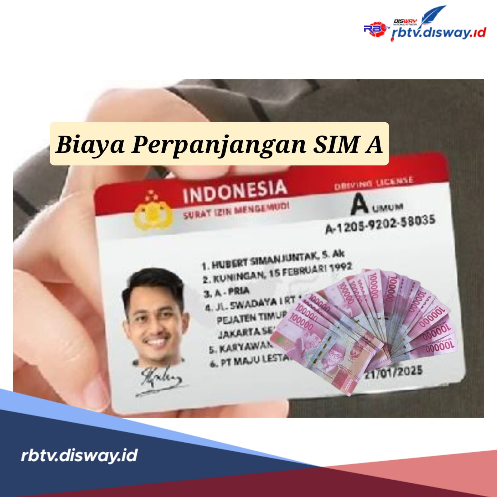 Rincian Biaya Perpanjangan SIM A Per Maret 2025, Siapkan Uang Segini