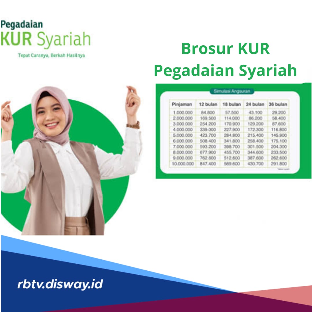 Brosur KUR Syariah Pegadaian 2024 Terbaru, Ajukan Pinjaman Rp1-10 Juta, Ini Kelengkapan Syarat yang Dibutuhkan