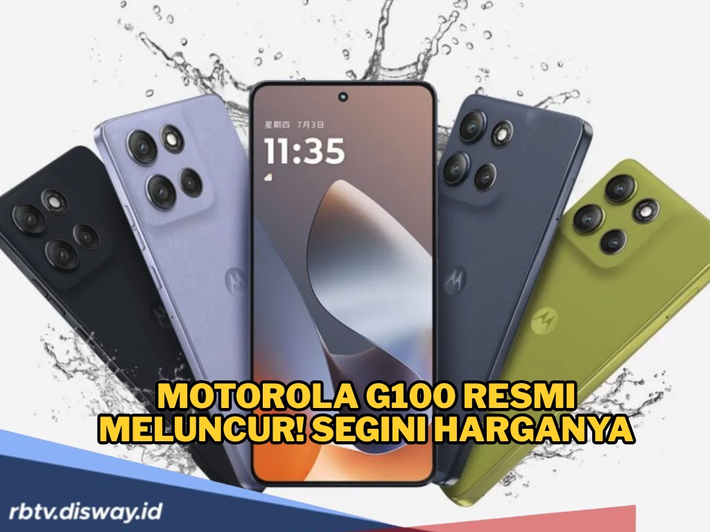 Resmi Meluncur! Motorola G100 Super Kencang, Baterainya 7000mAh dengan Desain Premium