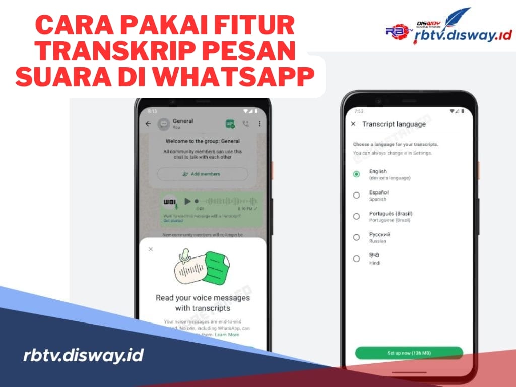 Asyik! Kini WhatsApp Bisa Transkrip Pesan Suara, Begini Cara Menggunakannya