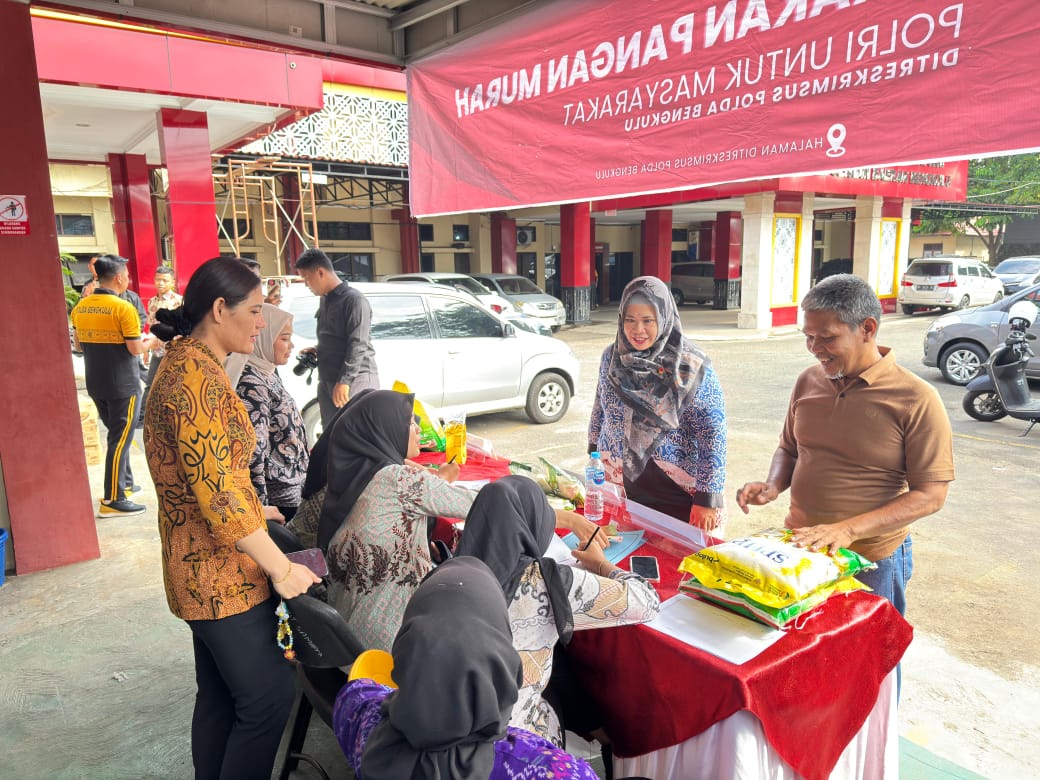 Ditreskrimsus Polda Bengkulu Distribusikan 31 Ton Beras SPHP dalam 4 Bulan, Bantu Stabilkan Harga Pangan   