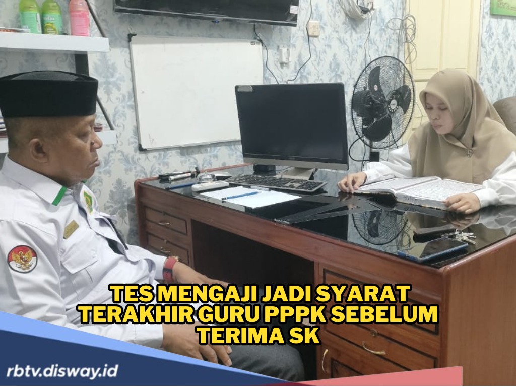 Sebelum Terima SK, Guru Lulusan PPPK di MTSN Ikuti Tes Mengaji 