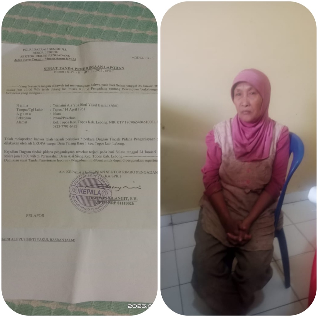 KLARIFIKASI, Oknum Pejabat Itu Bantah Pukul Nenek 62 Tahun