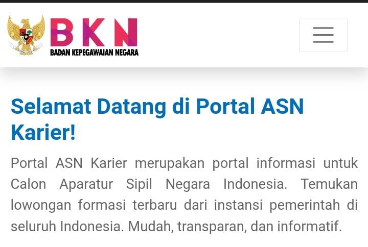 Begini Cara Cek Formasi CPNS 2024, Buka di Laman SSCASN.BKN.GO.ID