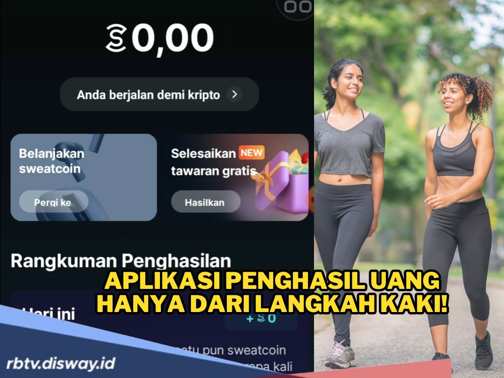 Jalan Kaki Dibayar Dollar? Ini Dia Aplikasi Penghasil Uang Hanya dari Langkah Kaki