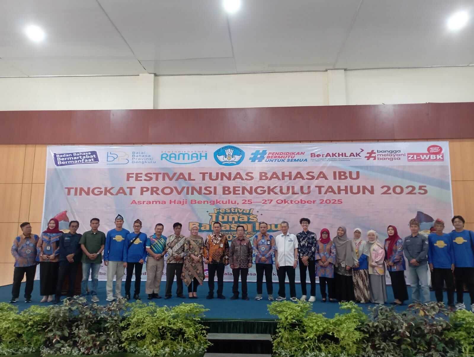 Festival Tunas Bahasa Ibu 2025, Jaga Kelestarian Bahasa dan Budaya Bengkulu