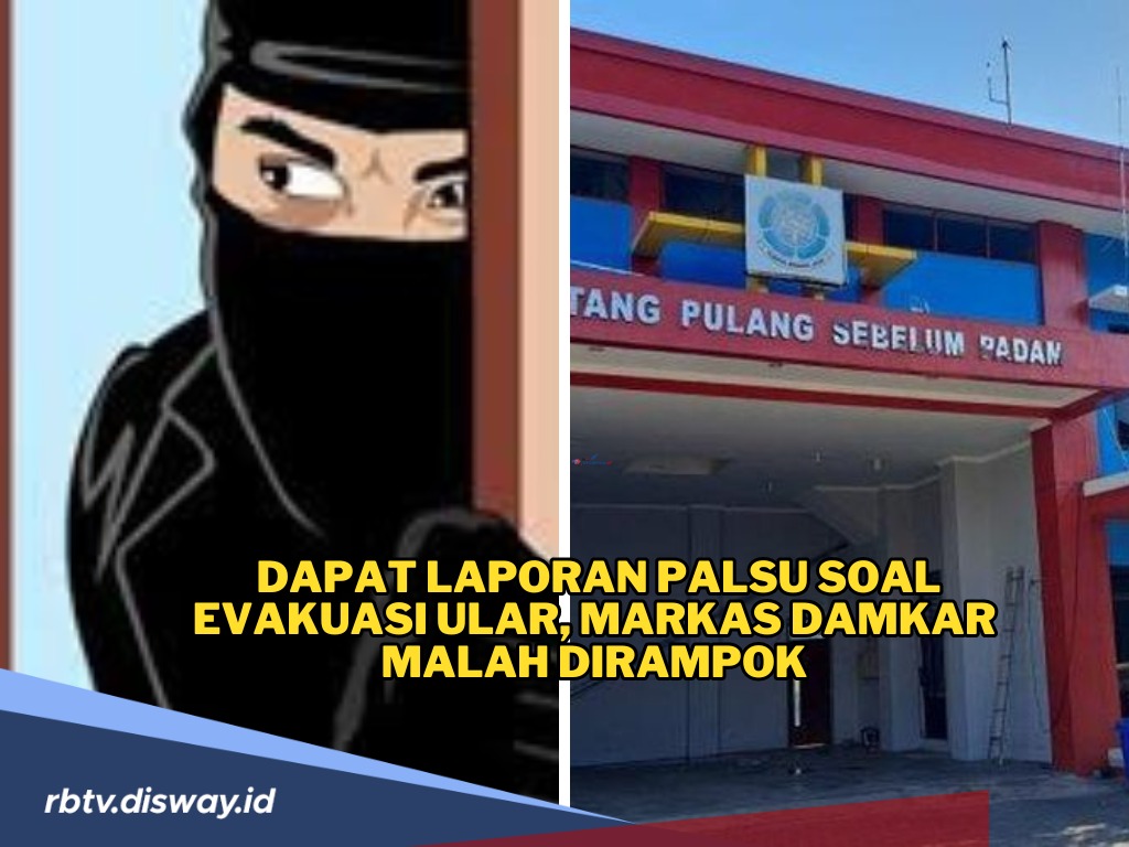 Waduh! Dapat Laporan Palsu Soal Evakuasi Ular, Markas Damkar Malah Dirampok, Tas dan HP Raib