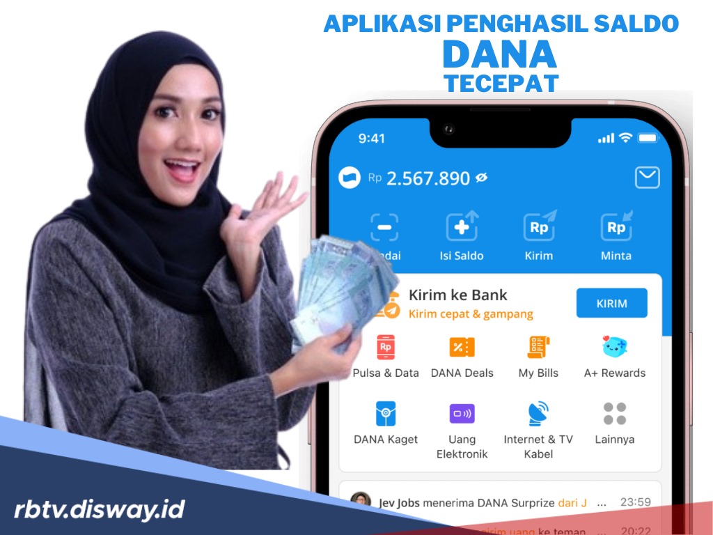8 Aplikasi Penghasil Saldo DANA Tercepat Hari Ini 15 Februari 2025, Berburu Uang Sambil Mager