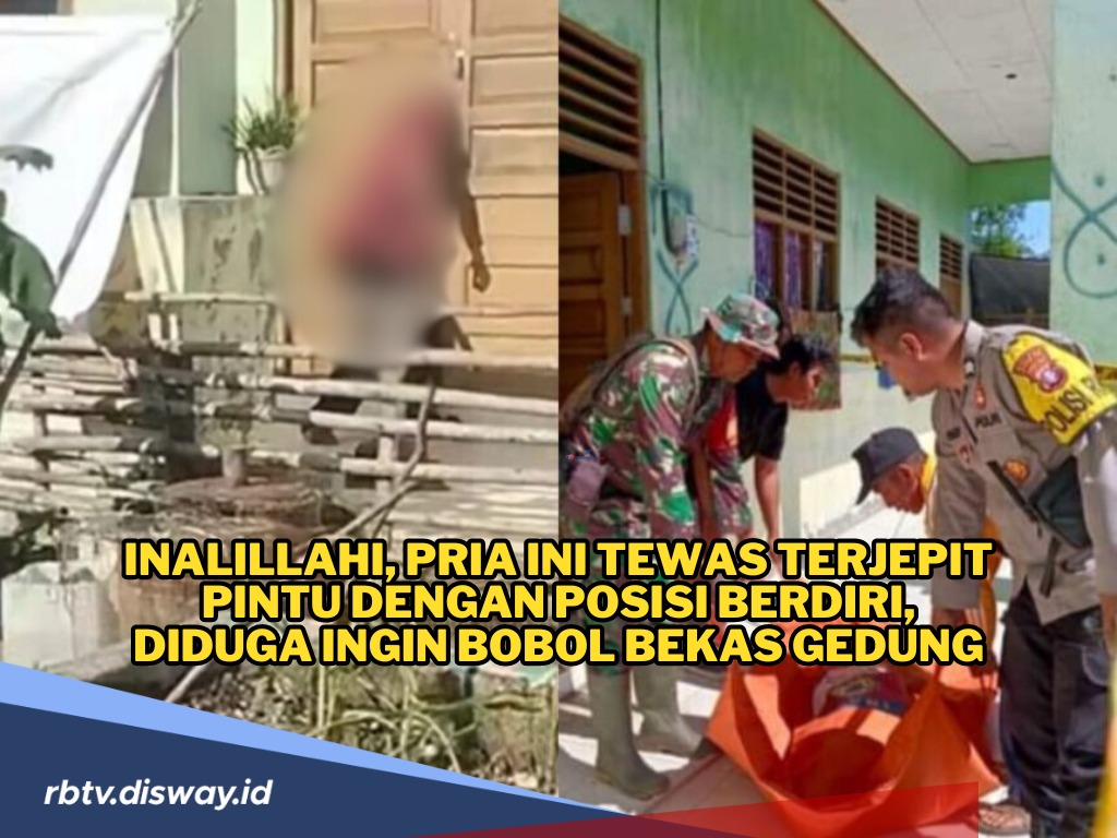 Nahas, Diduga Hendak Mencuri, Pria Ini Tewas Terjepit Pintu dengan Posisi Berdiri