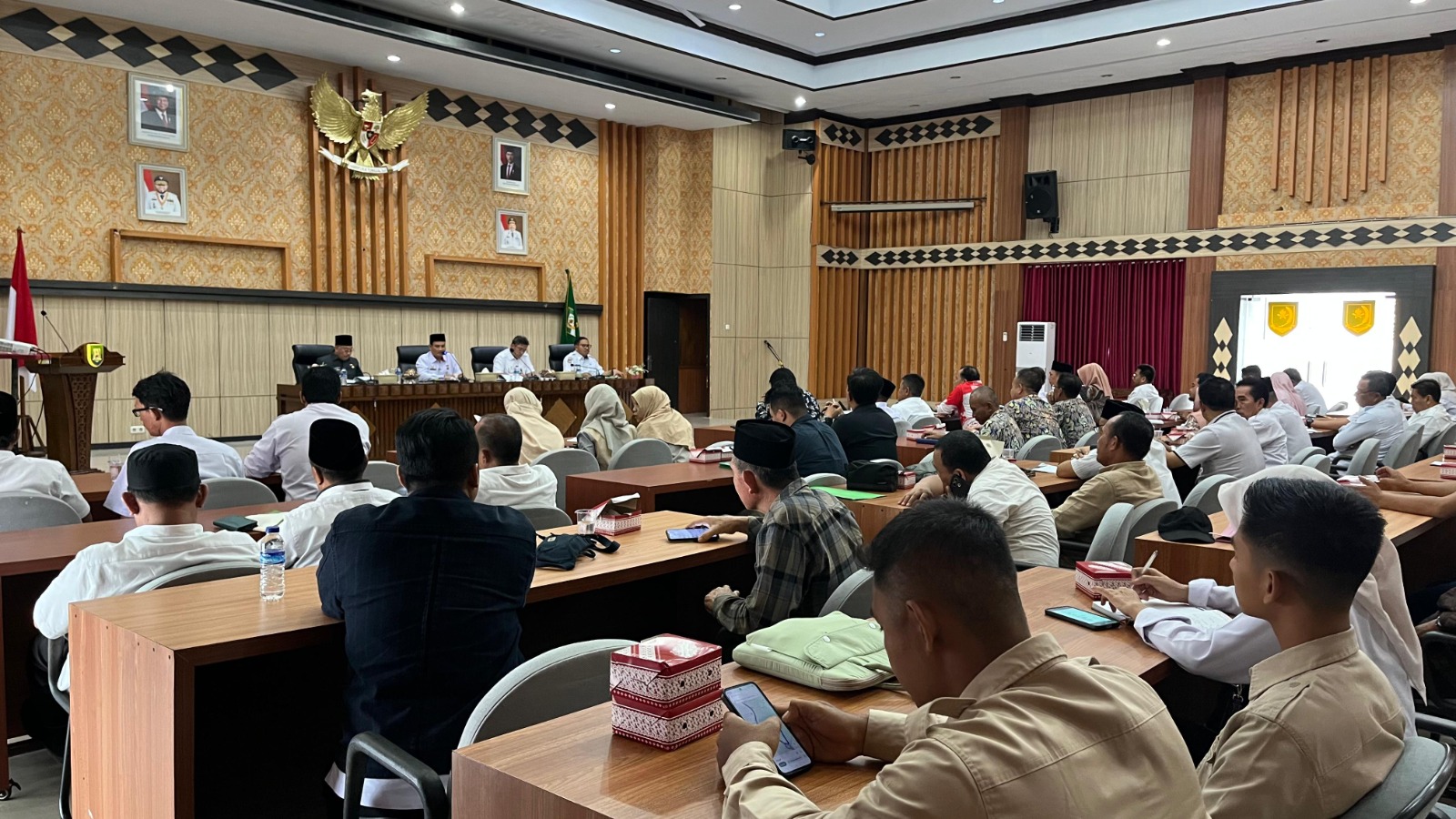 Pemprov Bengkulu dan Itjen Kemendagri Rapat Evaluasi Pembangunan SPPG