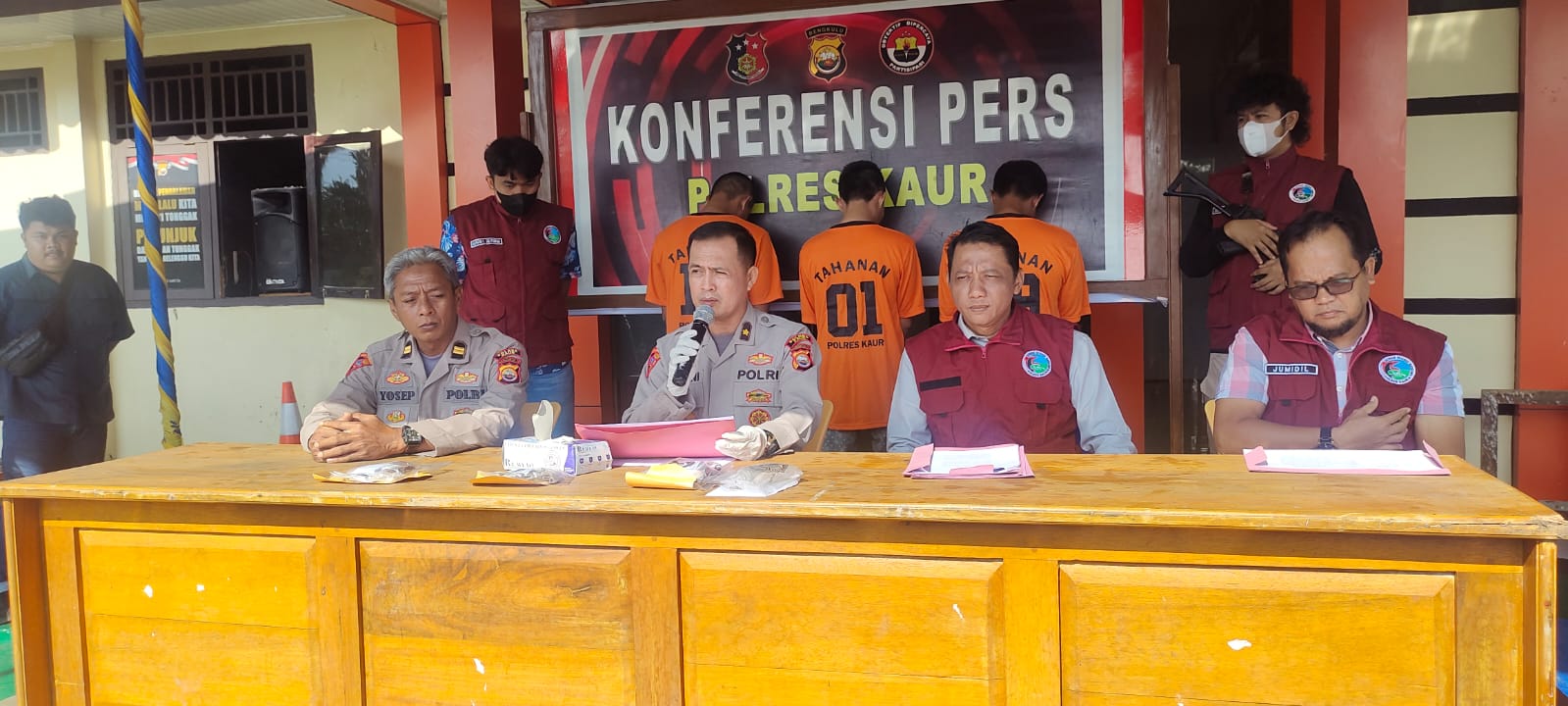 Kasus Narkoba, Polres Kaur Tangkap Warga Kota Bengkulu dan Sumatera Selatan