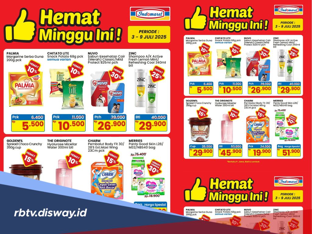 Cek Promo JSM Indomaret Terbaru 2025! Diskon Besar Periode 03-09 Juli, Buruan Mumpung Masih Ada
