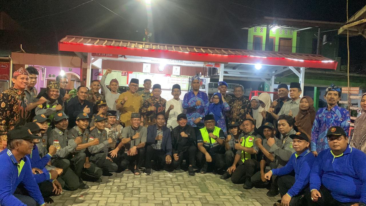 Walikota dan Sekjen Ombudsman Sapa Linmas Lingkar Timur, Ajak Semangat Jaga Masyarakat