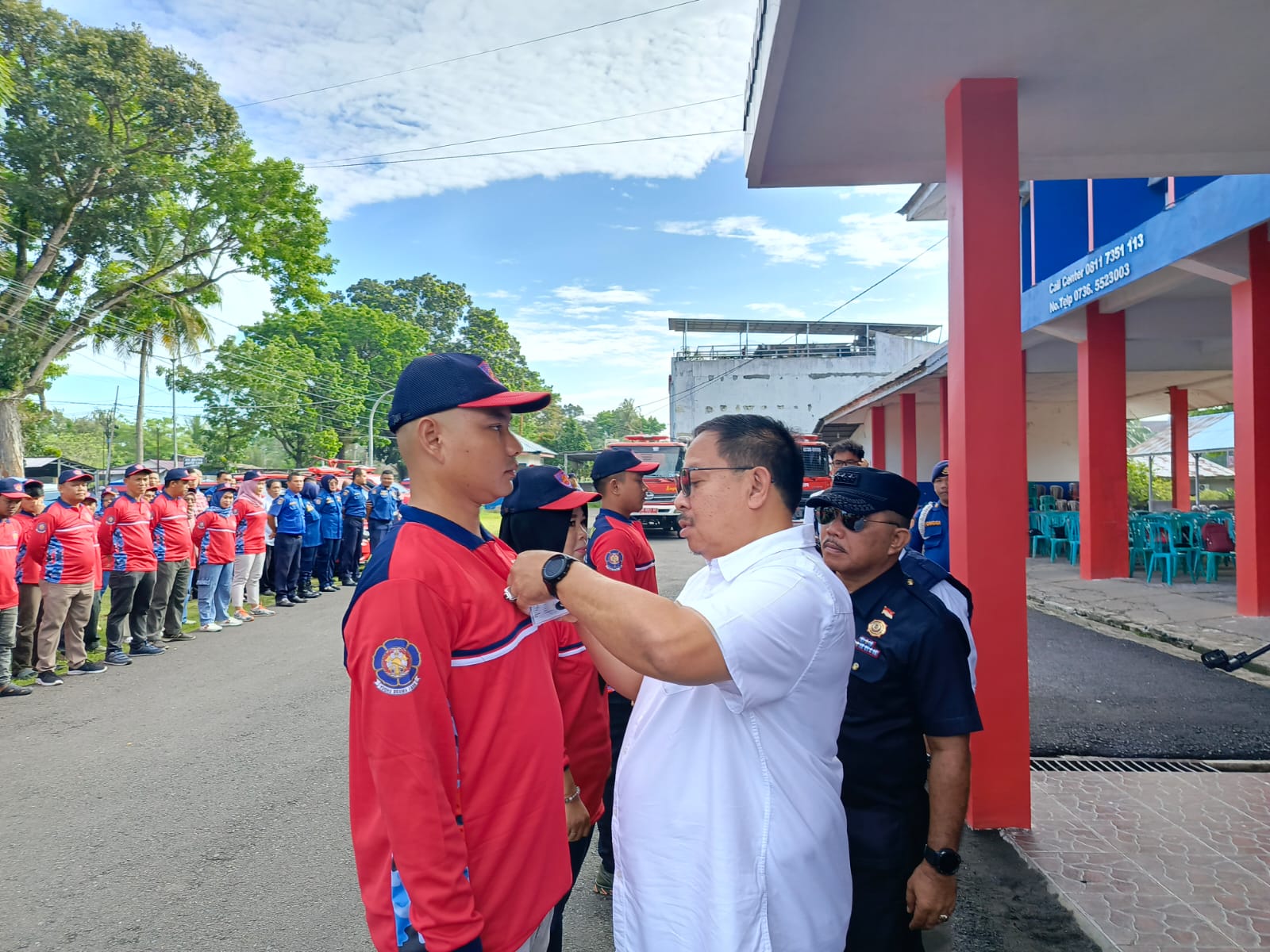 Jadi Garda Terdepan Pencegahan dan Penanggulangan Kebakaran, 100 Redkar Dikukuhkan oleh PJ Walikota 