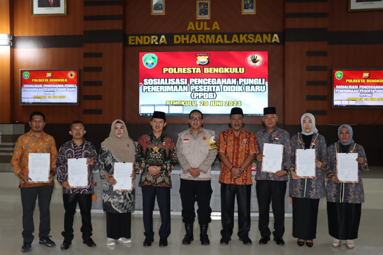 Warning, Seluruh Kepala Sekolah SD dan SMP Dikumpulkan Ketua Saber Pungli Kota Bengkulu
