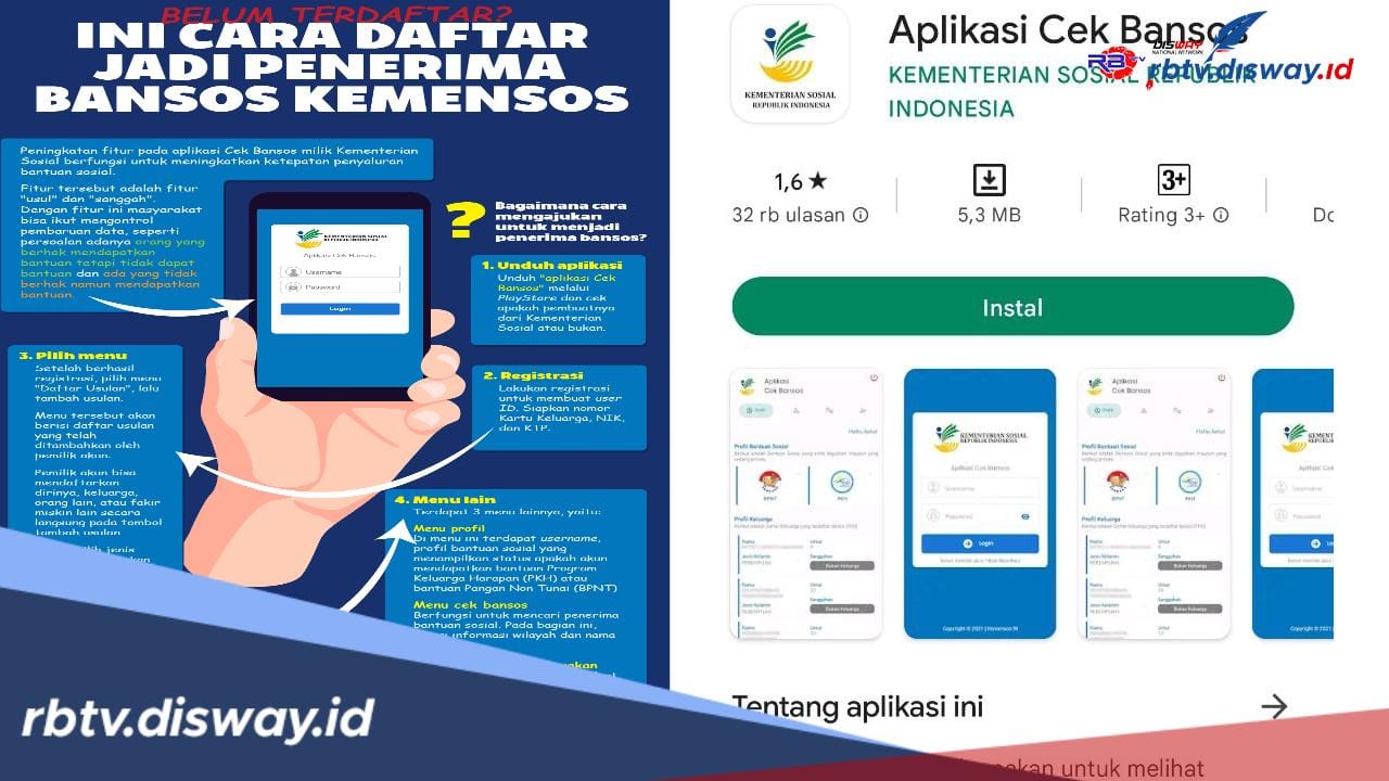 Cukup Gunakan HP, Begini Cara Daftar Bansos Online, Pastikan Kamu Salah Satu Penerima Manfaat