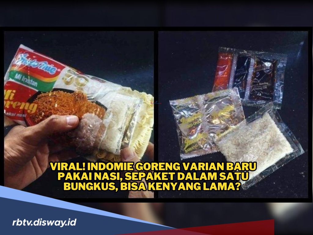 Viral! Indomie Goreng Varian Baru Pakai Nasi, Sepaket Dalam Satu Bungkus, Ini Kata Brand Manager Indomie