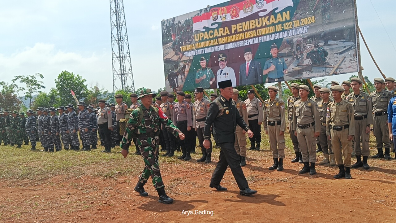 Plt. Gubernur Bengkulu Rosjonsyah Buka TMMD Reguler Ke 122 di Seluma, Berikut Kegiatannya