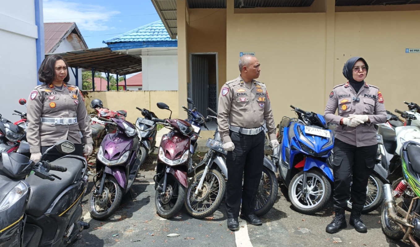Operasi Keselamatan Nala 2025, Polres Bengkulu Utara Tilang 918 Kendaraan, 358 Unit Kendaraan Ditahan