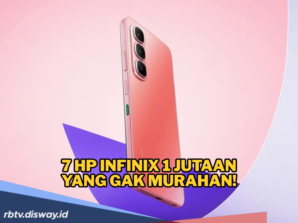 7 HP Infinix 1 Jutaan Terbaik 2025, Punya Spesifikasi Gahar dan Fitur Premium