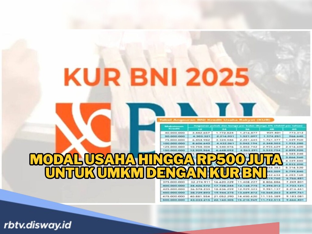 Program Pinjaman Ringan dengan Bunga Super Rendah, Modal Usaha hingga Rp500 Juta untuk UMKM dengan KUR BNI