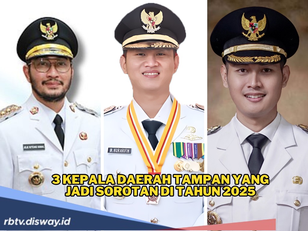 3 Kepala Daerah Tampan dan Berprestasi 2025, Siapa Saja Mereka? 