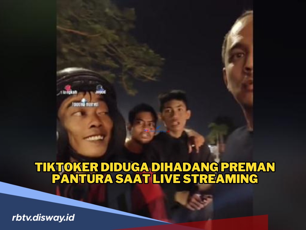 Lagi Live Streaming, Tiktoker Diduga Dihadang Preman, Begini Kronologi dan Faktanya