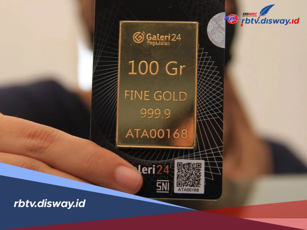 Turun Tipis! Cek Update Terbaru Harga Emas Galeri 24 Hari Ini