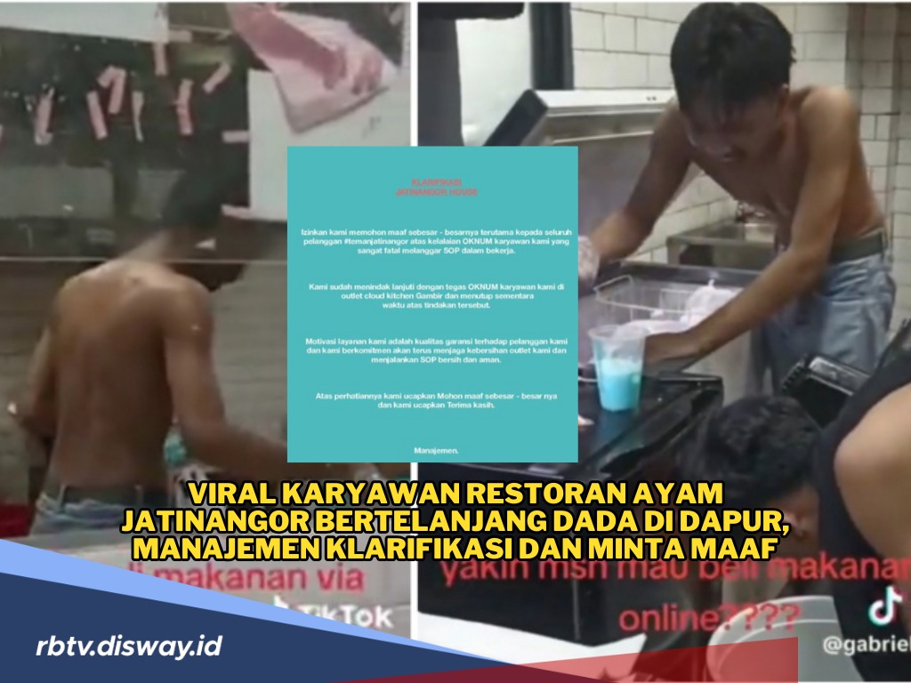 Karyawan Langgar SOP, Manajemen Restoran Ayam Jatinangor Beri Klarifikasi dan Minta Maaf