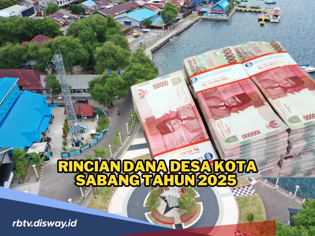 Rincian Dana Desa Kota Sabang Tahun 2025 di 18 Desa, Berapa Dana di Desamu?