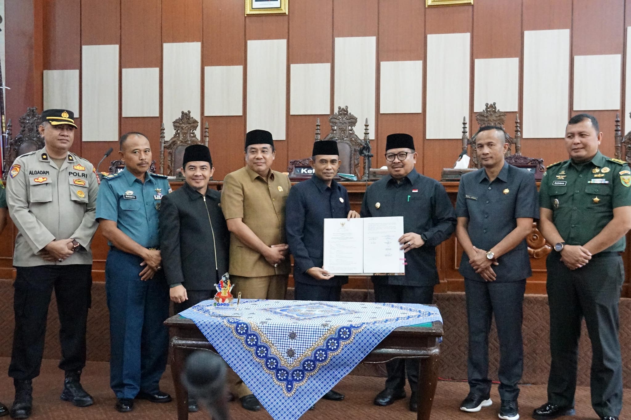 Pengesahan Raperda Kota Bengkulu Tentang Pertanggungjawaban Pelaksanaan APBD Tahun Anggaran 2023