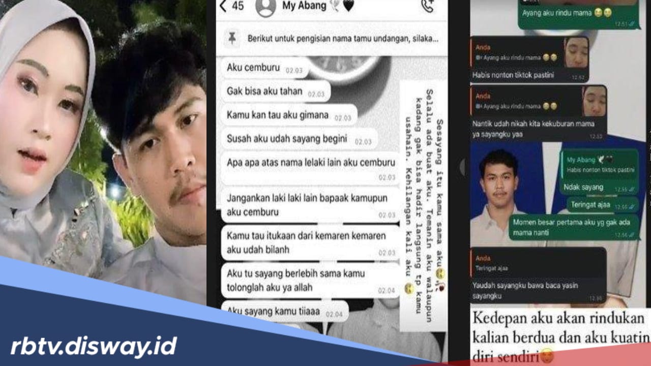 Bikin Mewek, Ini Chat Terakhir Shintia Monica Bersama Calon Suami Rija Syahputra