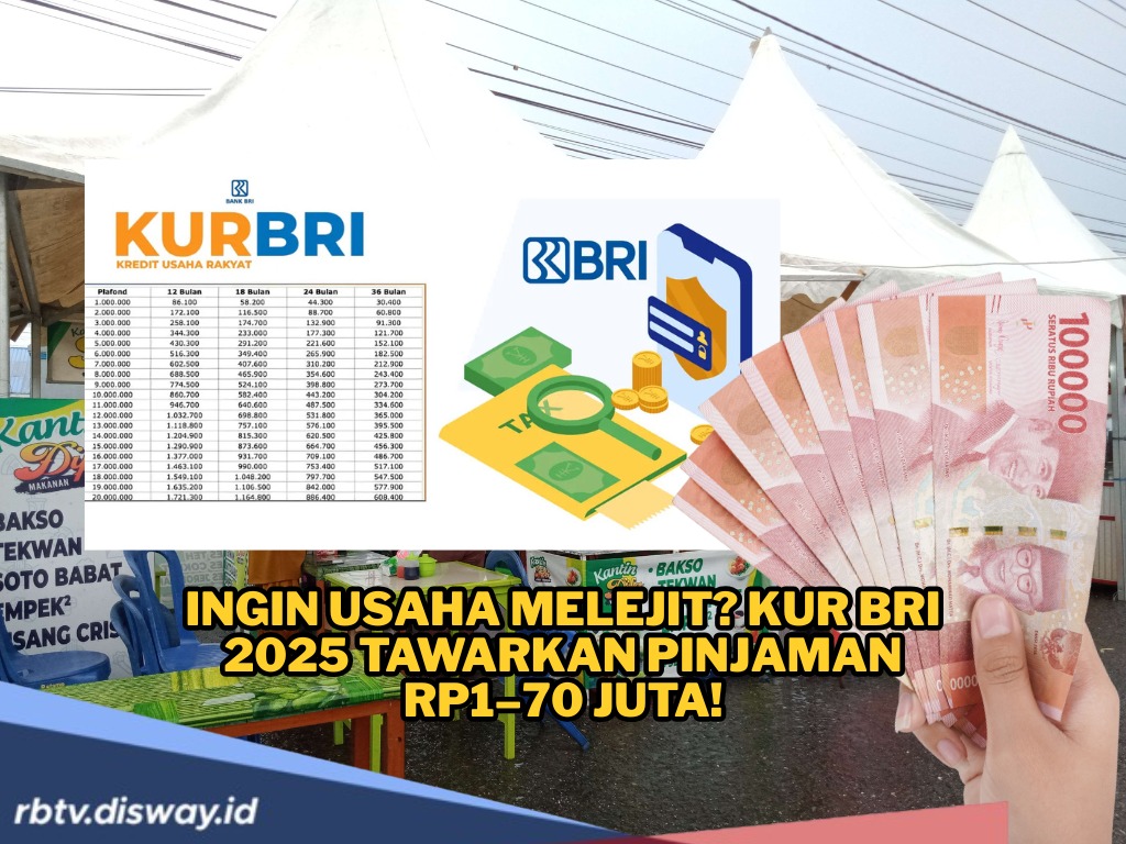 Usaha Melejit dengan Pinjaman Rp 70 Juta KUR BRI 2025, Cek Cicilannya di Sini
