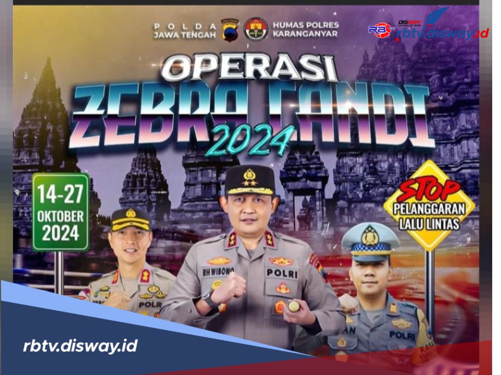 Titik Lokasi Razia Operasi Zebra Candi 2024 di Karanganyar, Tidak Pakai Helm SNI Bisa Kena Tilang