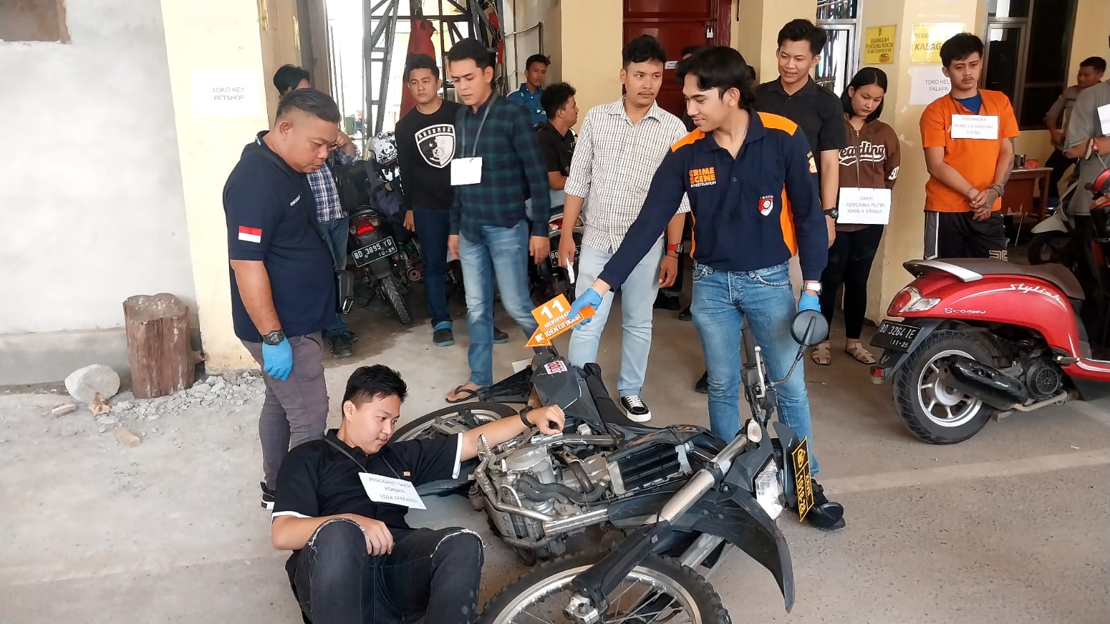 Polisi Gelar Rekonstruksi Kasus Tewasnya Kontraktor dan Mahasiswa Akibat Orderan MiChat